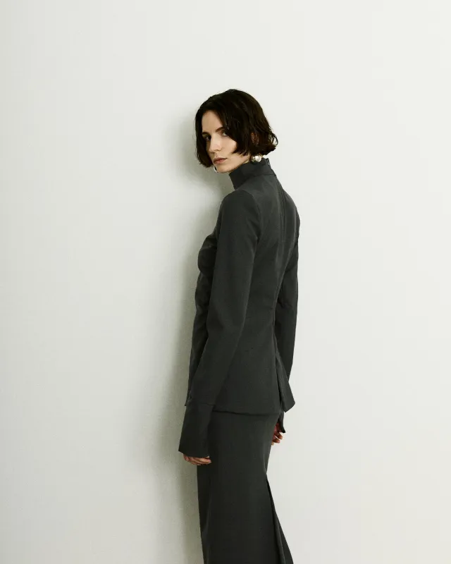 CLIO WOOL TOP // BLACKBOARD made by The Latest