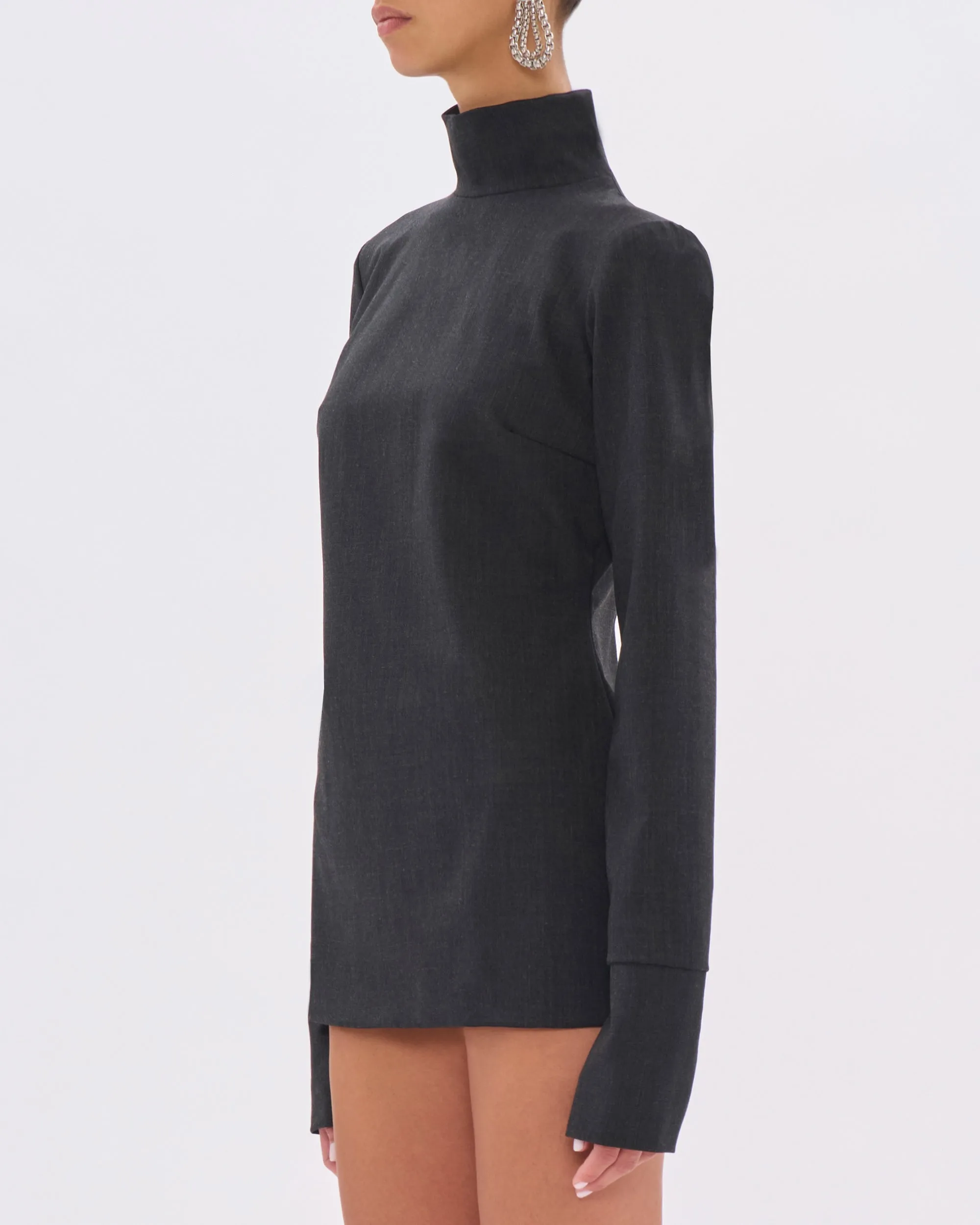 CLIO WOOL TOP // BLACKBOARD sold by The Latest product image thumbnail 3