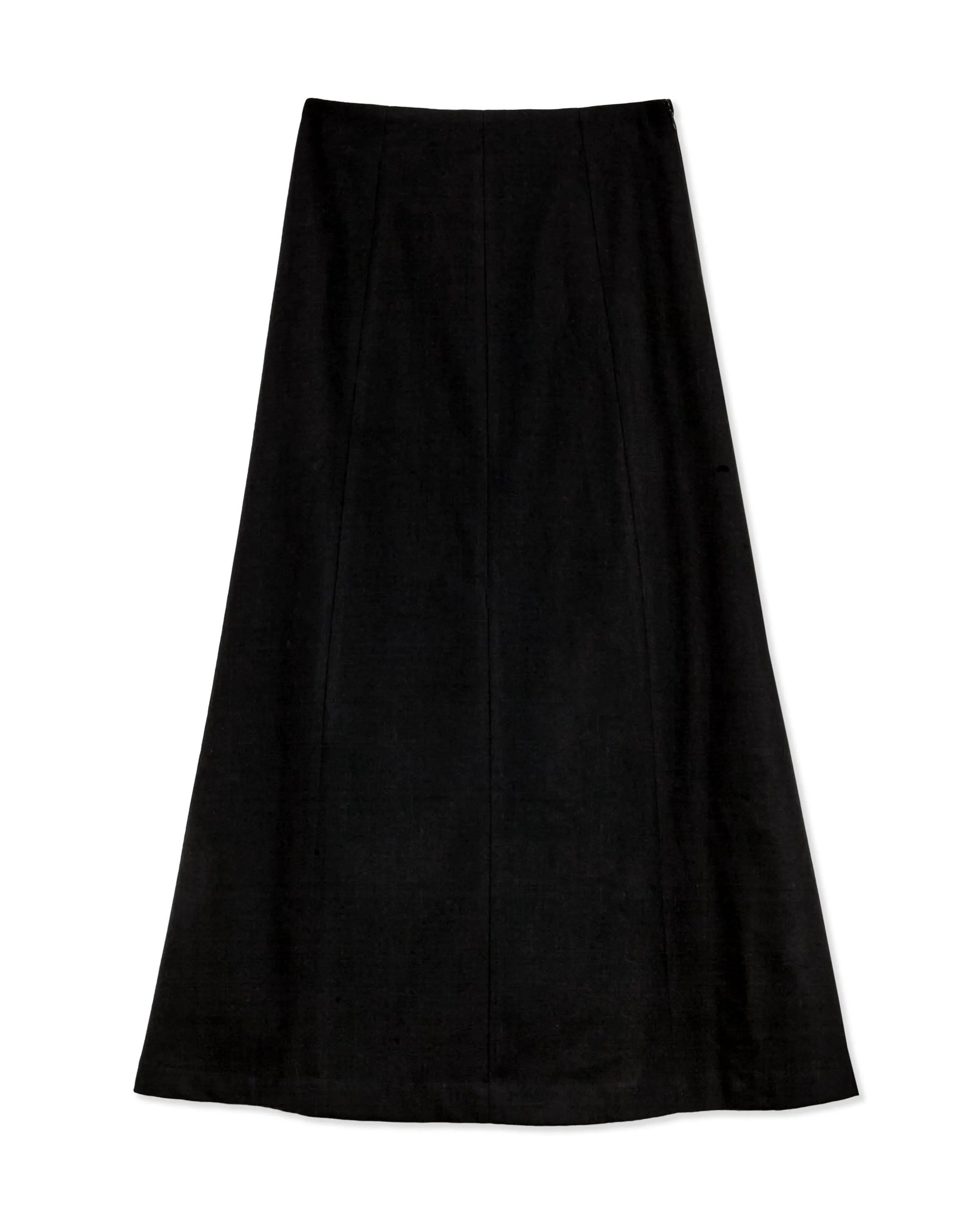 ERIKA FLANNEL WOOL SKIRT // BLACK sold by The Latest product image thumbnail 5