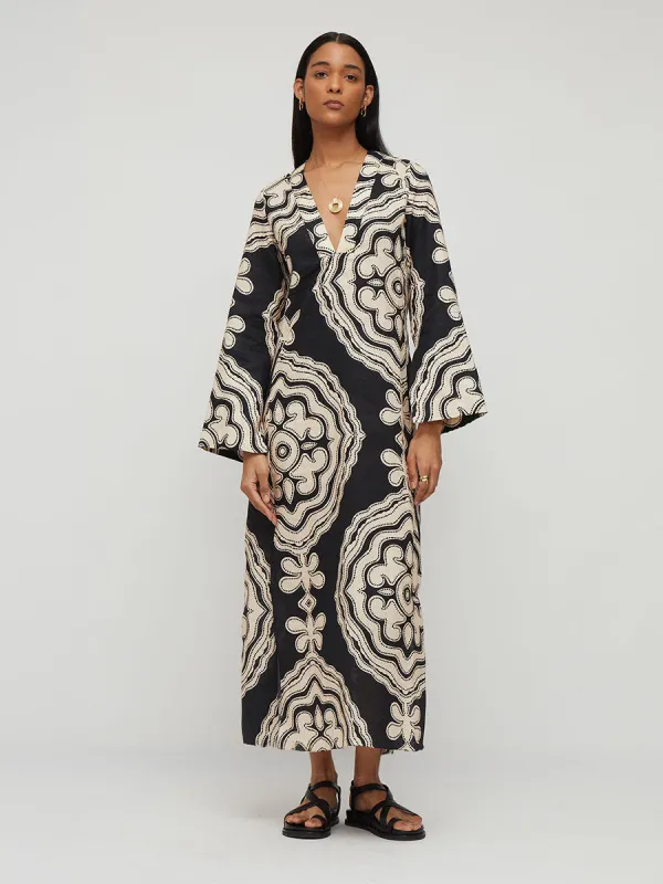 THEODORA | Column Dress made by lemlem