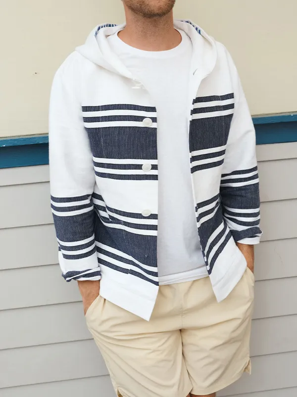 ENDALK | Button Down Hoodie made by lemlem