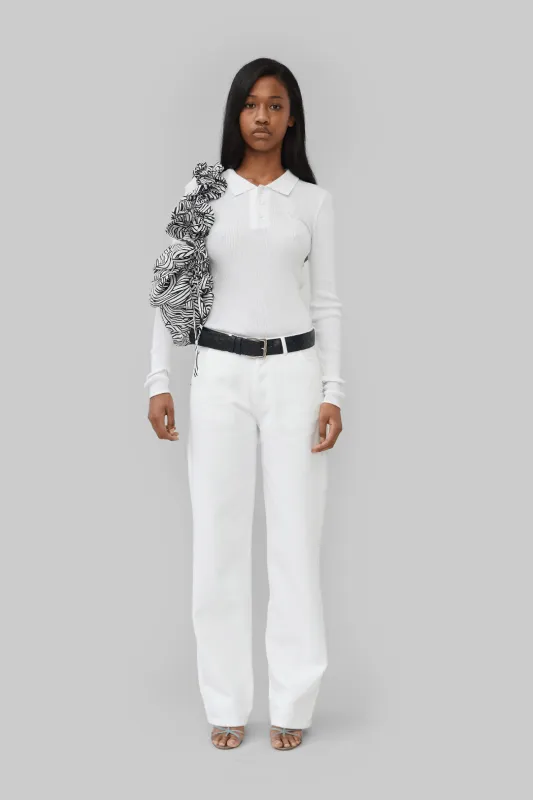 LUNE JEANS - WHITE made by OpÃ©raSPORT