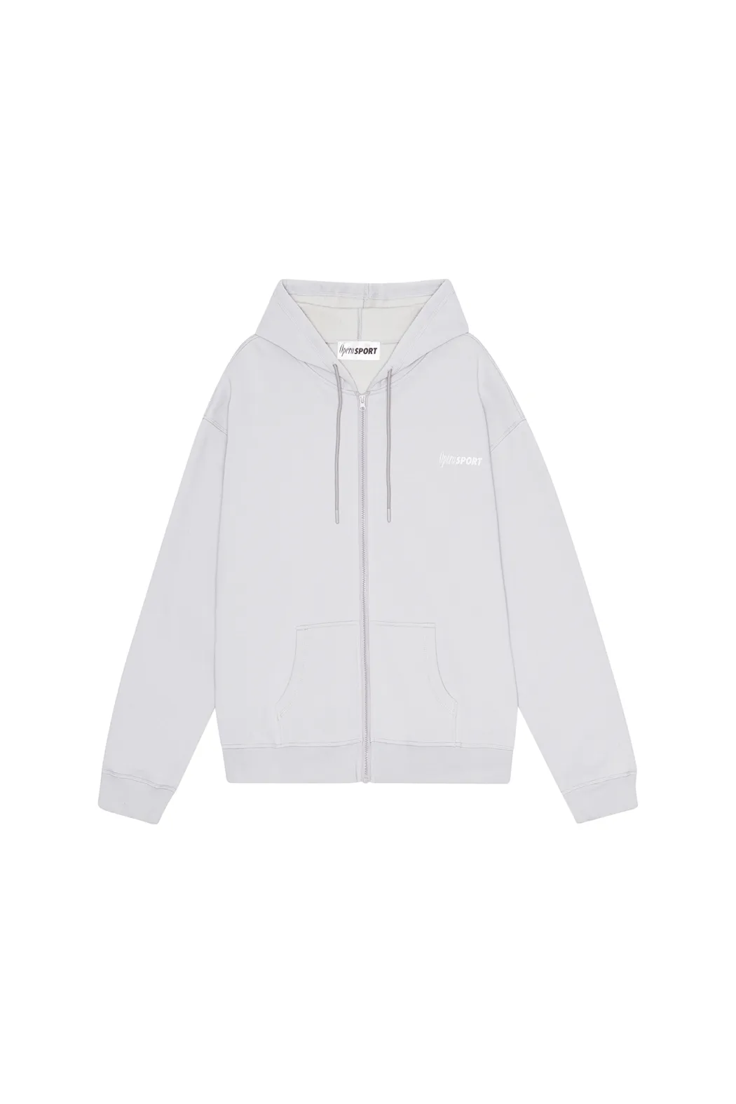 GABRIEL UNISEX FULL ZIP HOODIE - GREY sold by OpéraSPORT