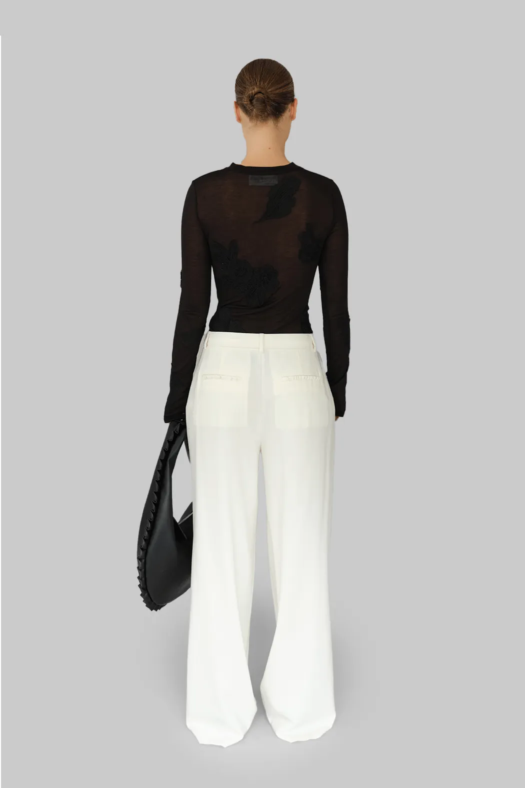 HELENA TROUSER - IVORY sold by OpéraSPORT product image thumbnail 2