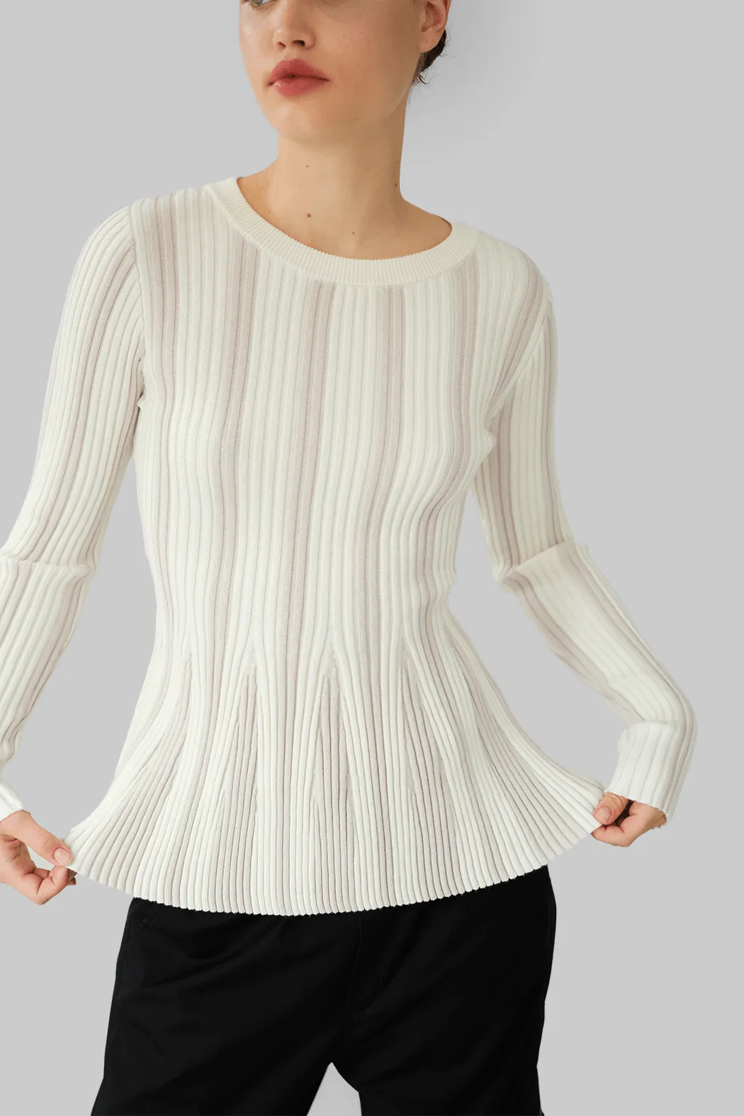 YARA SWEATER - WHITE sold by OpéraSPORT product image thumbnail 3