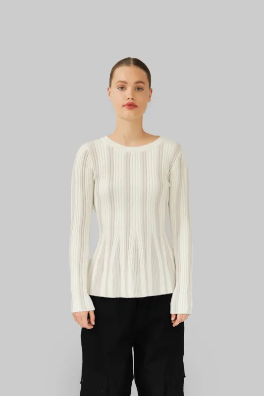 YARA SWEATER - WHITE made by OpÃ©raSPORT