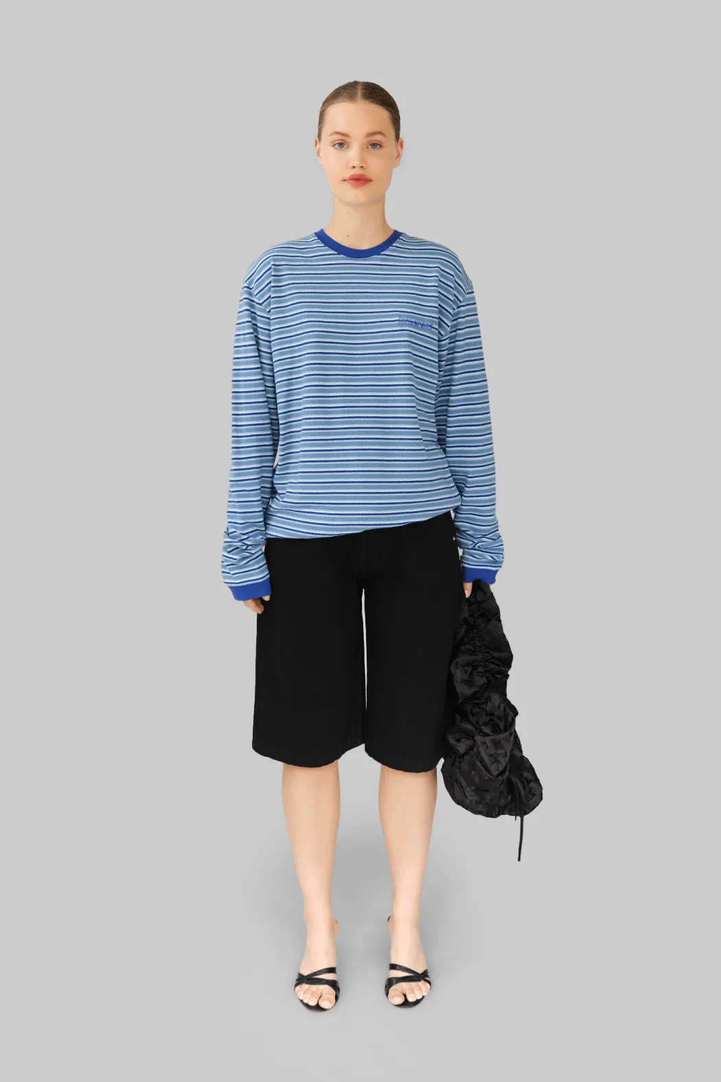 NEO UNISEX T-SHIRT - BLUE STRIPES sold by OpéraSPORT product image thumbnail 3