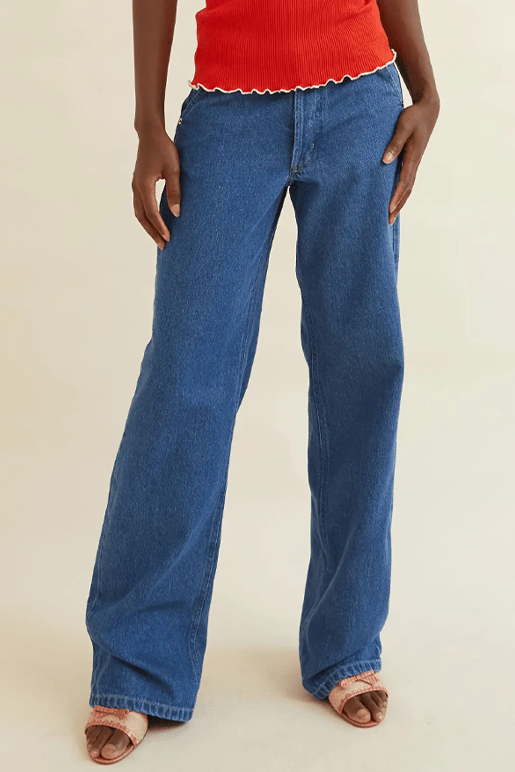 LIANA DENIM PANTS - BLUE sold by OpéraSPORT product image thumbnail 4