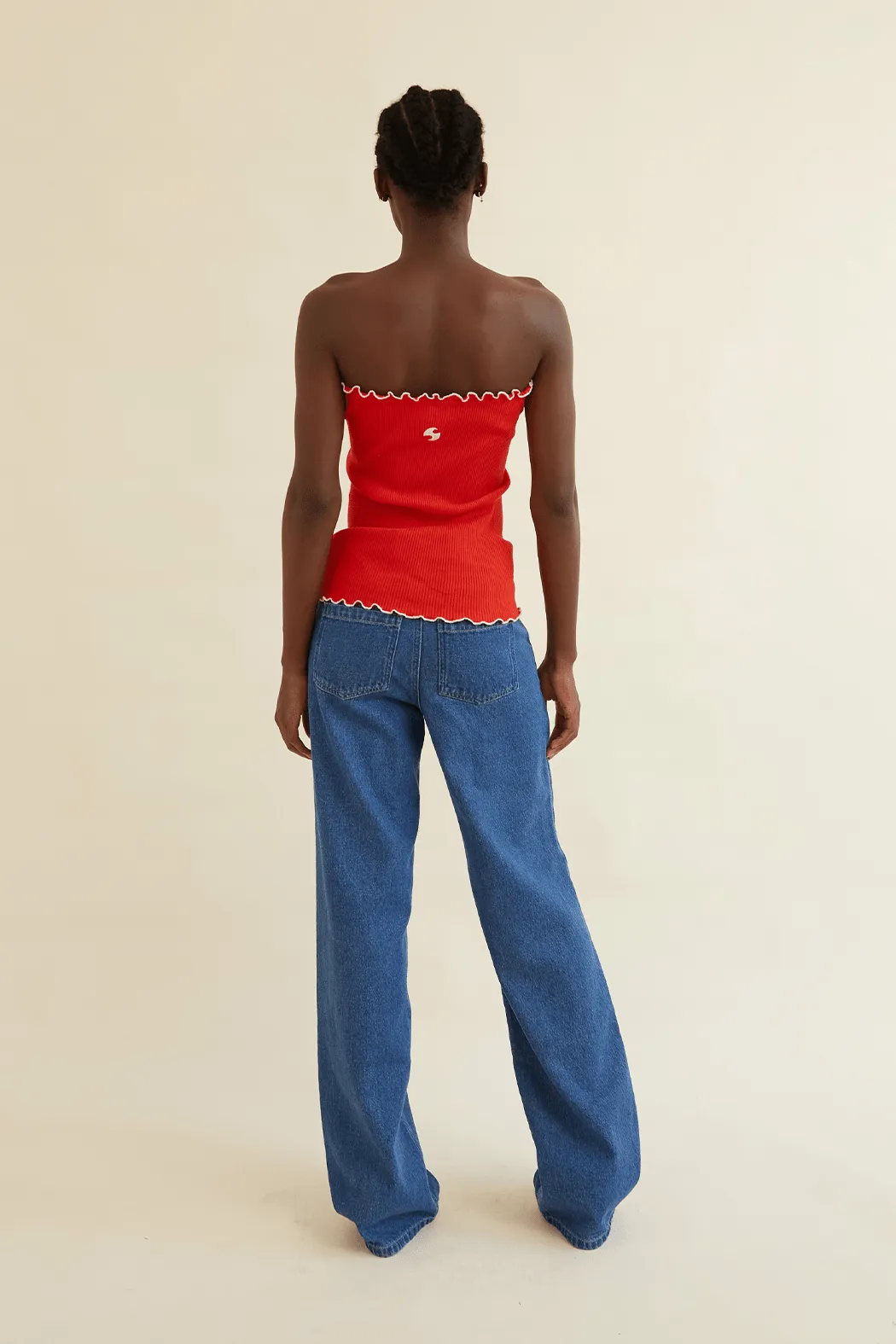 LIANA DENIM PANTS - BLUE sold by OpéraSPORT product image thumbnail 3