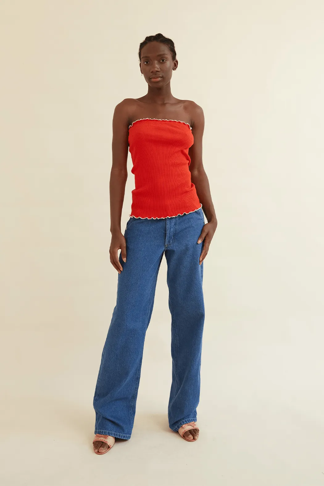 LIANA DENIM PANTS - BLUE sold by OpéraSPORT product image thumbnail 2