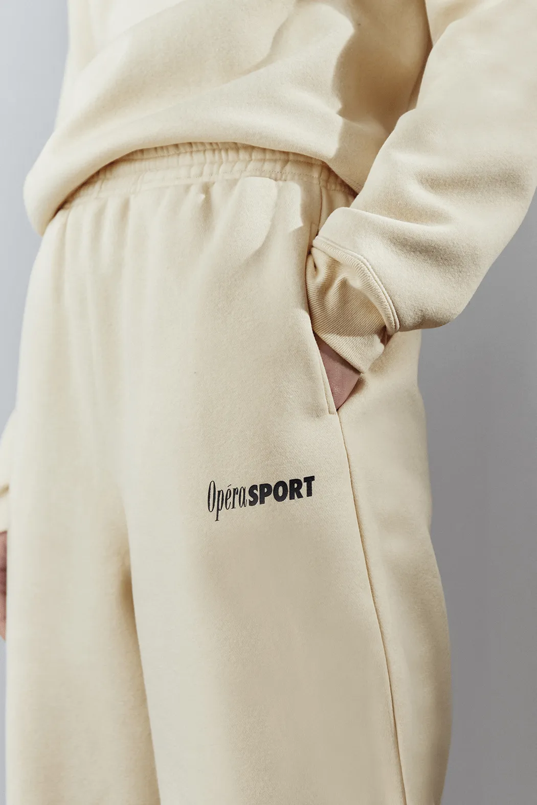 RENARD UNISEX SWEATPANTS - IVORY sold by OpéraSPORT product image thumbnail 4