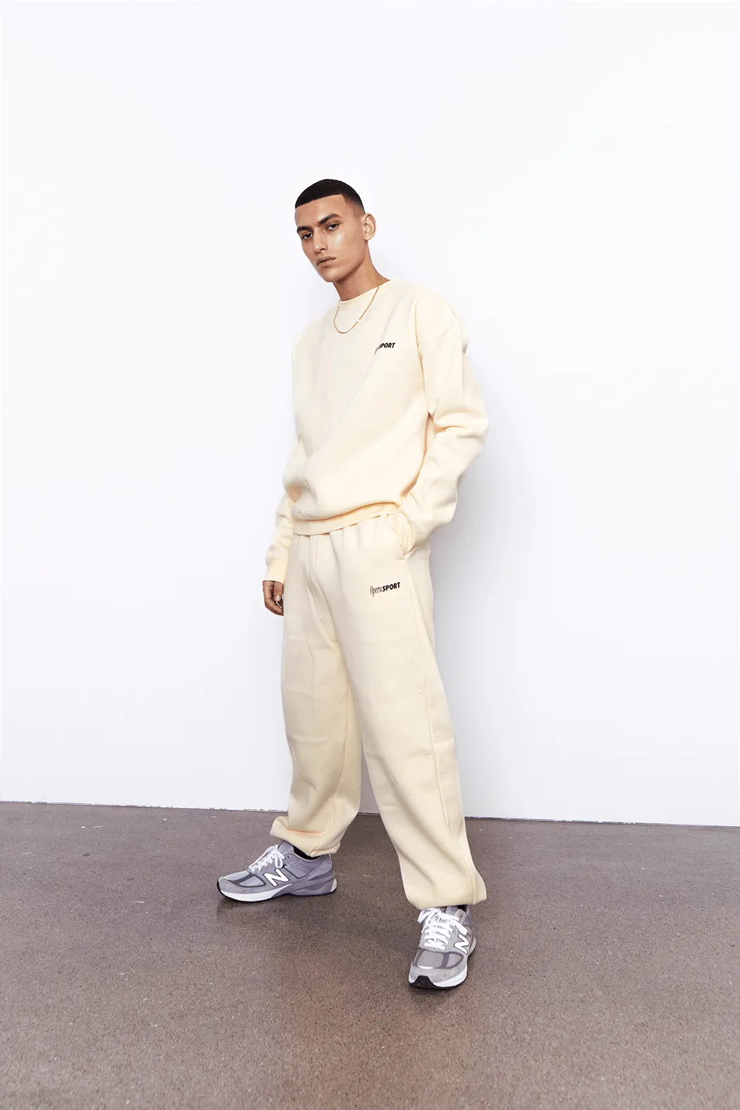 RENARD UNISEX SWEATPANTS - IVORY sold by OpéraSPORT product image thumbnail 5