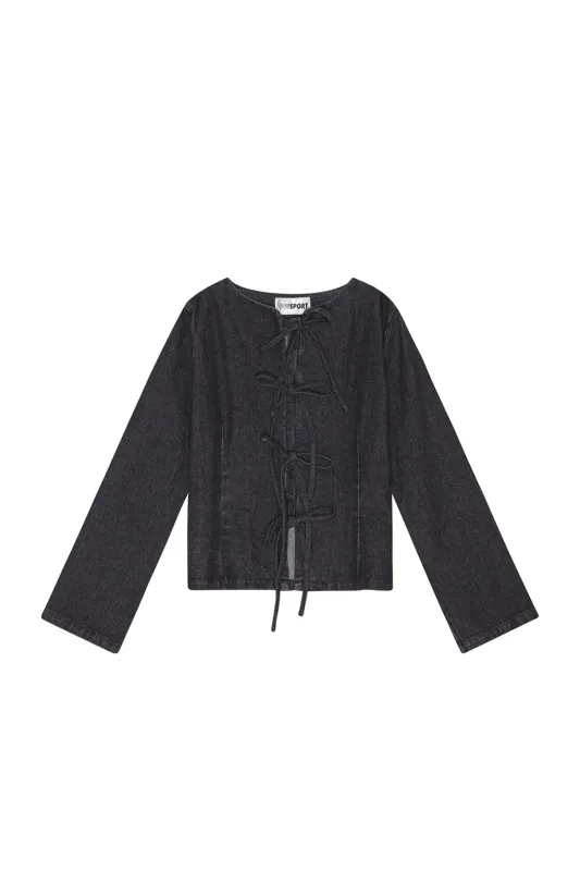 NOELLE SHIRT - BLACK made by OpÃ©raSPORT