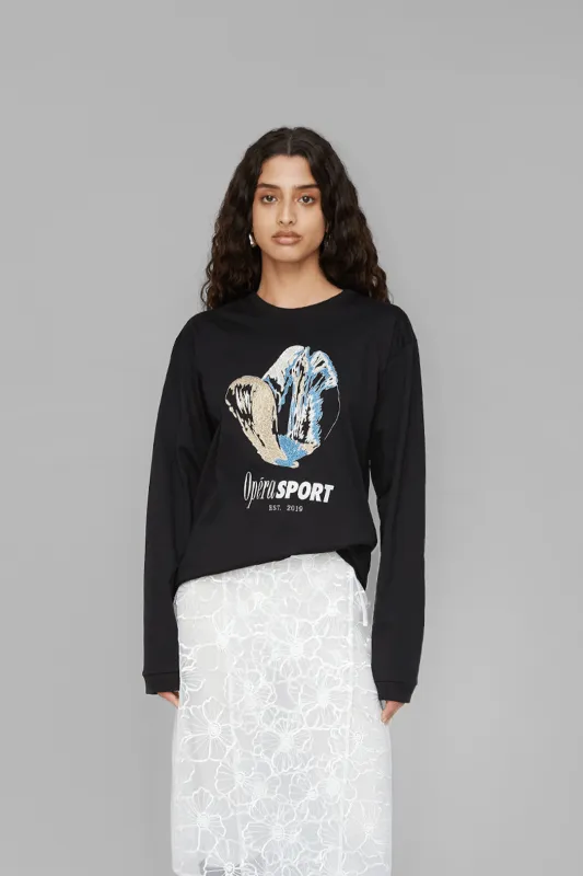 NOA UNISEX T-SHIRT - BLACK made by OpÃ©raSPORT
