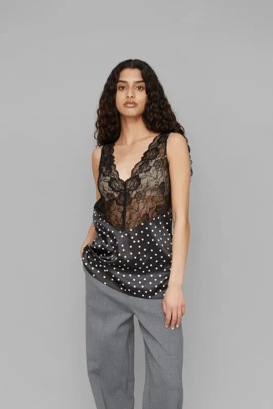 CAMILA LACE TOP - DOTS made by OpÃ©raSPORT