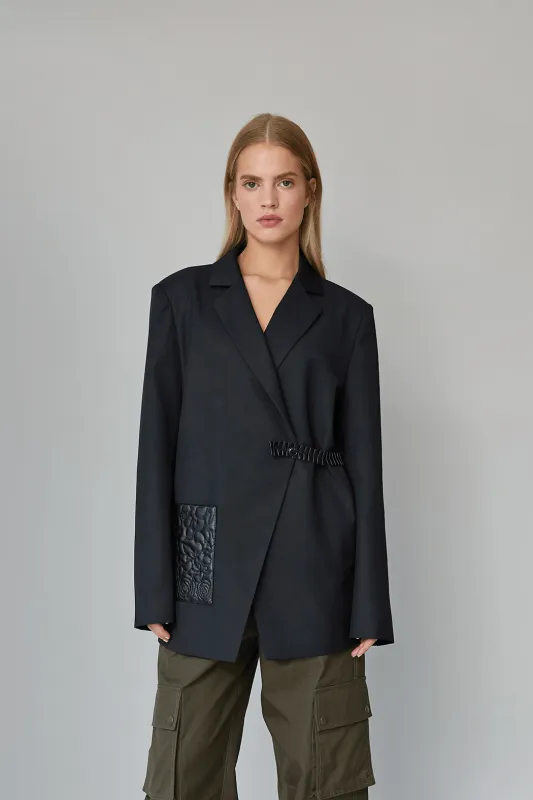 PHILLIPA BLAZER - BLACK made by OpÃ©raSPORT
