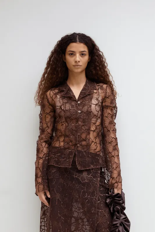 FLORA SHIRT - BROWN made by OpÃ©raSPORT