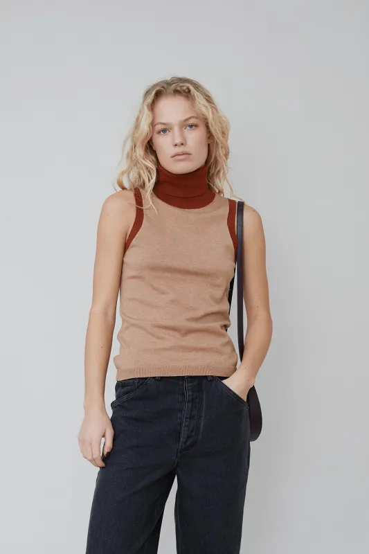 JULIETTE TOP - CAMEL made by OpÃ©raSPORT