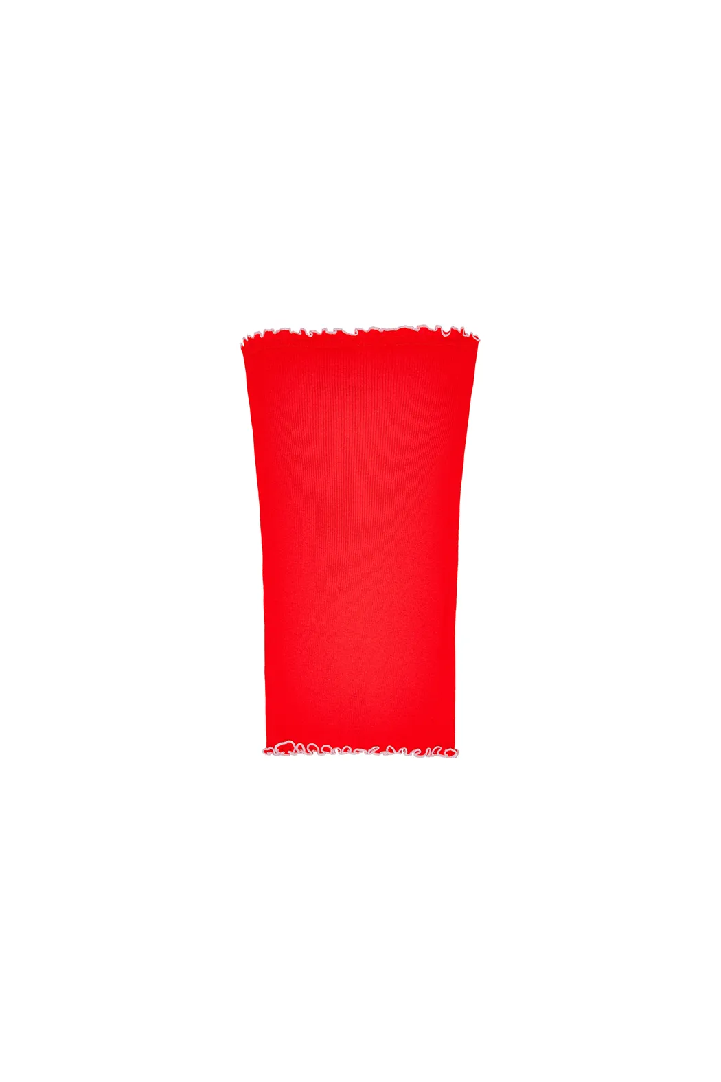 ROSETTE SEAMLESS TUBE TOP - RED sold by OpéraSPORT