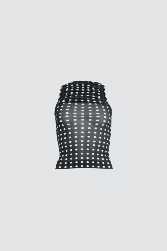 Recycled Nylon Ruched Top made by Patou