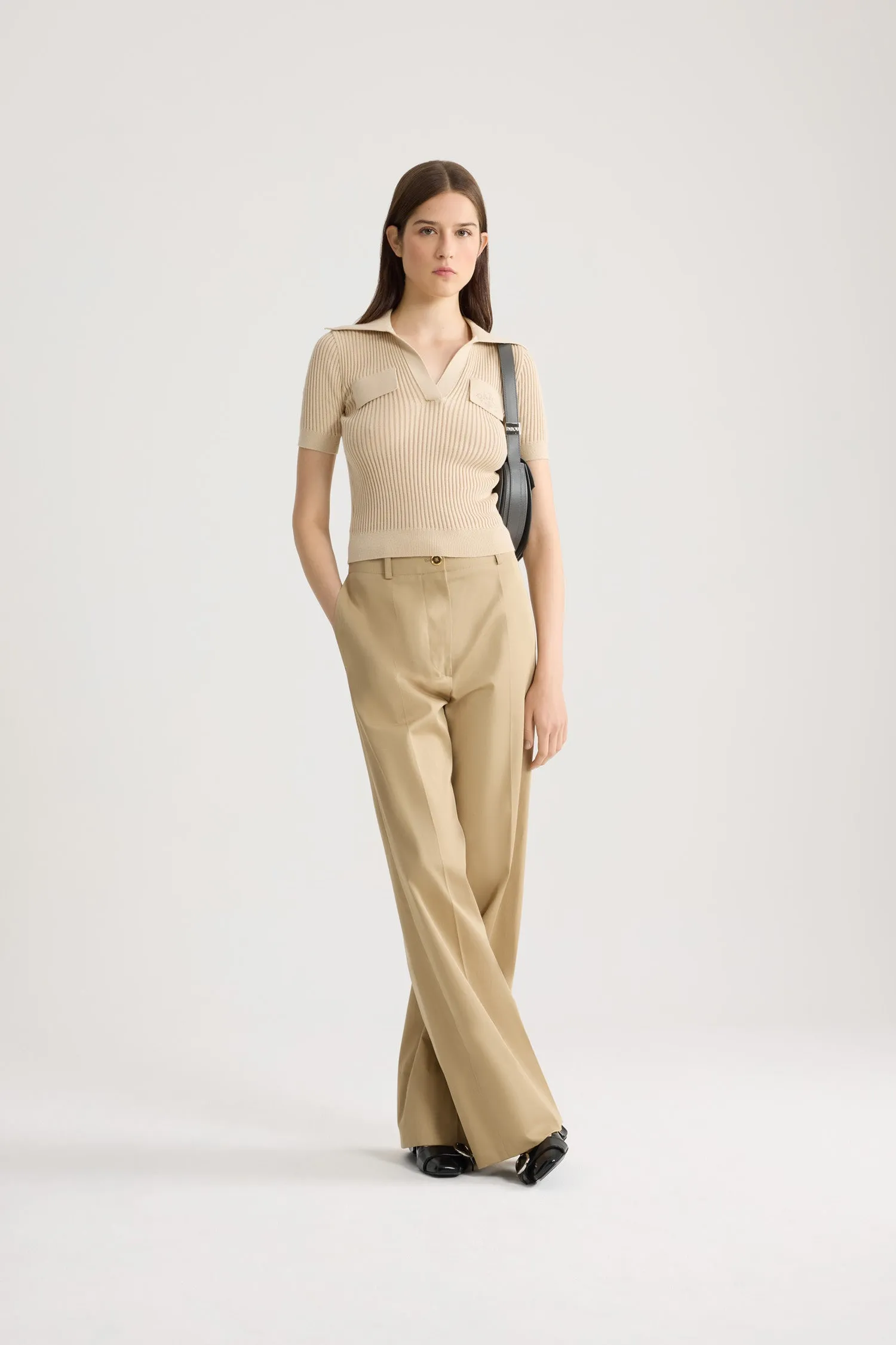 Embroidered Cotton Polo Shirt sold by Patou product image thumbnail 2