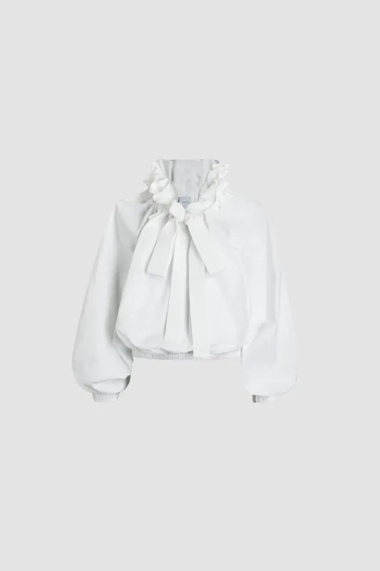 La Patou Blouse in recycled faille made by Patou