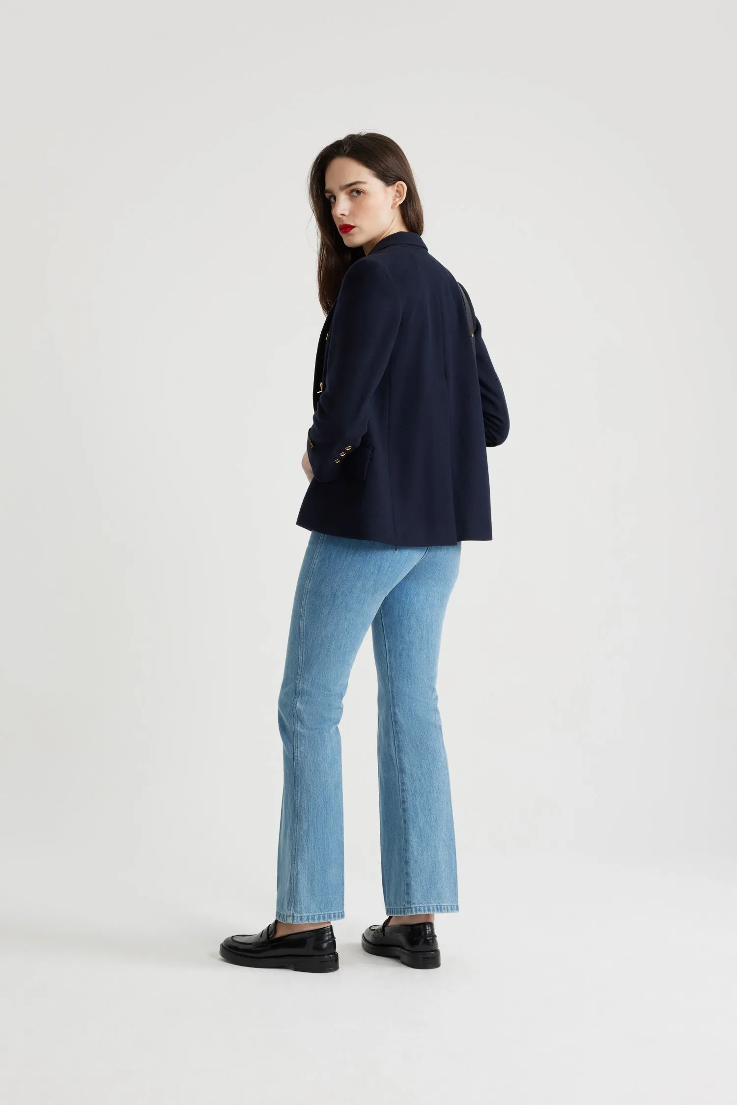 Double-breasted wool and cashmere jacket sold by Patou product image thumbnail 3