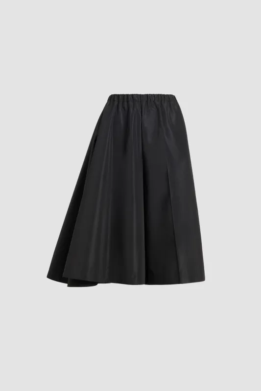 Asymmetric bermuda shorts in recycled faille made by Patou