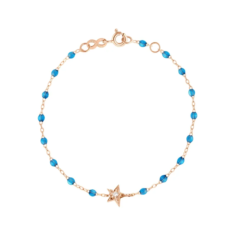 Star Classic Gigi Azur Diamond Bracelet, Rose Gold, 6.7" made by Gigi Clozeau