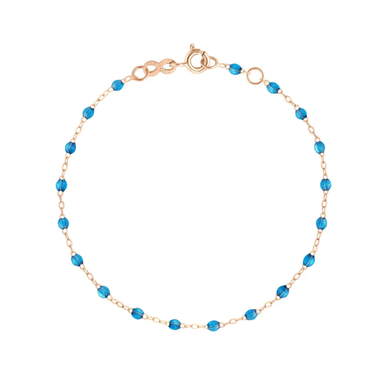 Classic Gigi Azur Bracelet, Rose Gold, 6.7" made by Gigi Clozeau