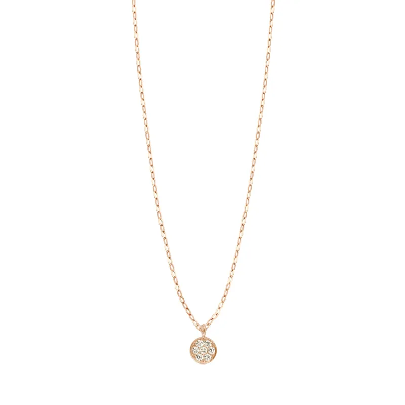 Pure Gigi Puce Necklace, Rose Gold, 16.5" made by Gigi Clozeau