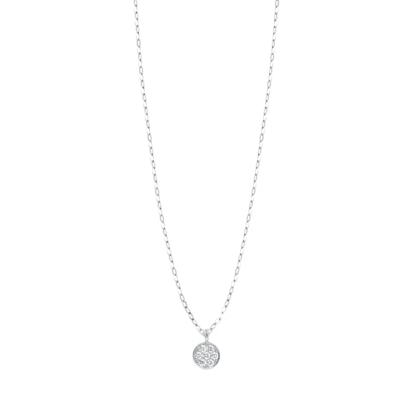 Pure Gigi Puce Necklace, White Gold, 16.5" made by Gigi Clozeau