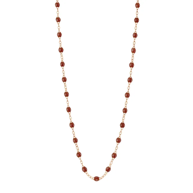 Classic Gigi Moka Necklace, Rose Gold, 16.5" made by Gigi Clozeau