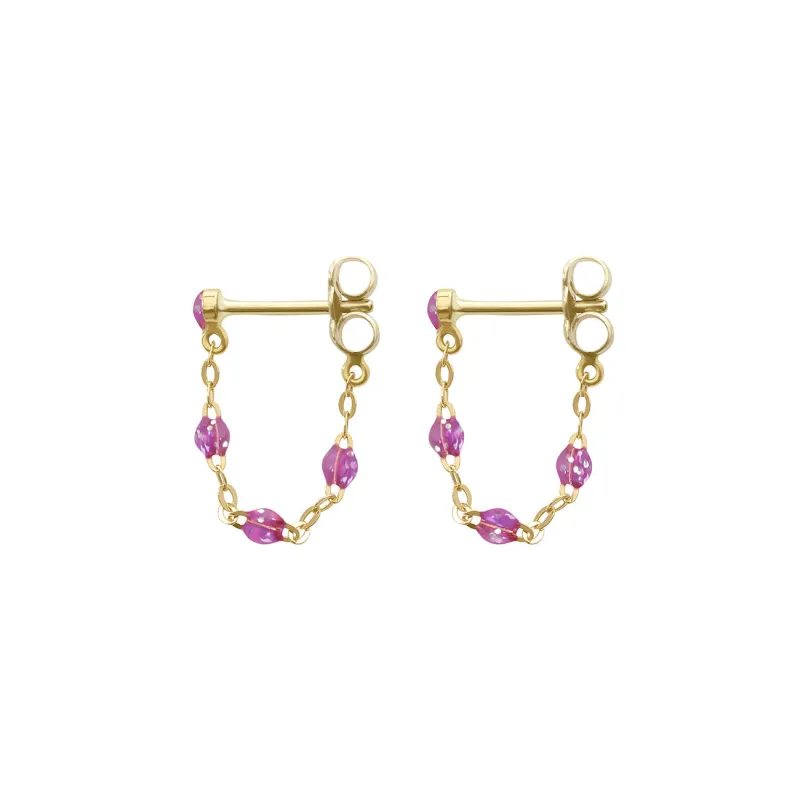 Classic Gigi Galaxy Earrings, Yellow Gold made by Gigi Clozeau