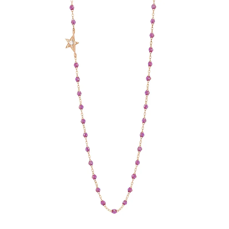 Star Classic Gigi Galaxy Diamond Necklace, Rose Gold, 16.5" made by Gigi Clozeau
