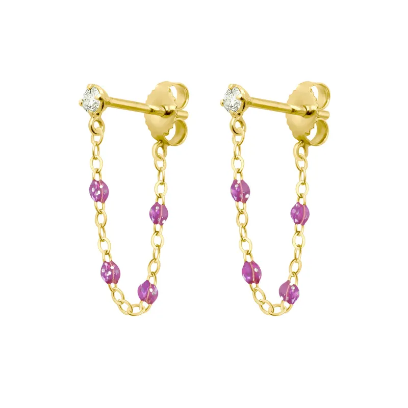 Gigi Supreme Diamond Earrings, Galaxy, Yellow Gold made by Gigi Clozeau