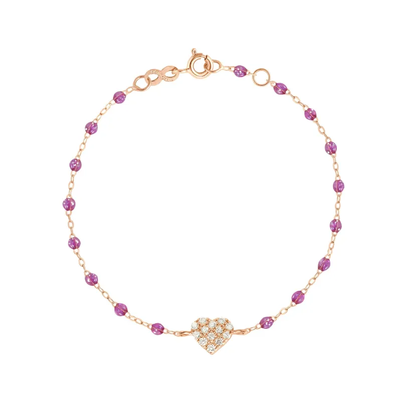 In Love Diamond Bracelet, Galaxy, Rose Gold, 6.7" made by Gigi Clozeau
