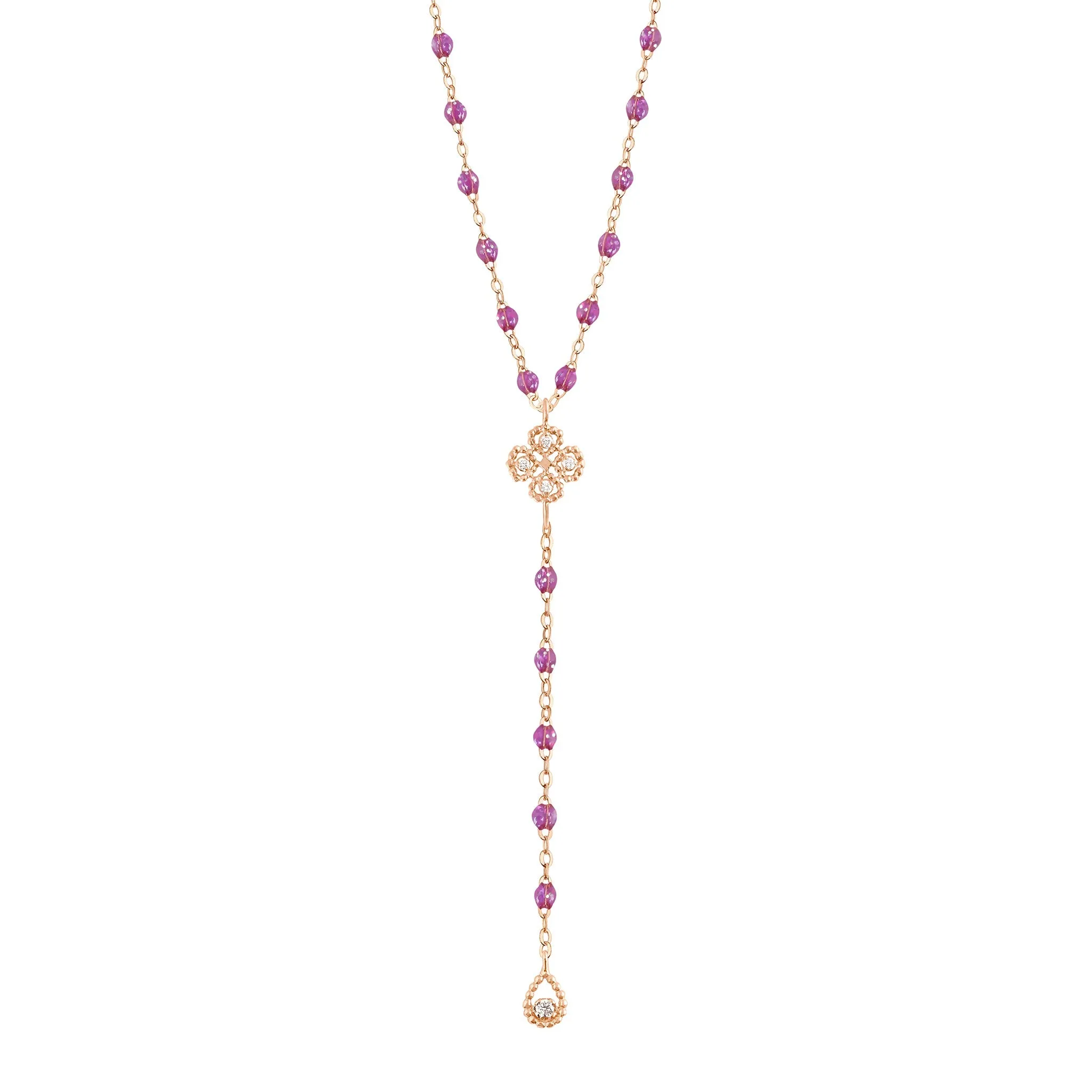 Lucky Classic Gigi Galaxy Diamond Lariat, Rose Gold, 17.7" sold by Gigi Clozeau