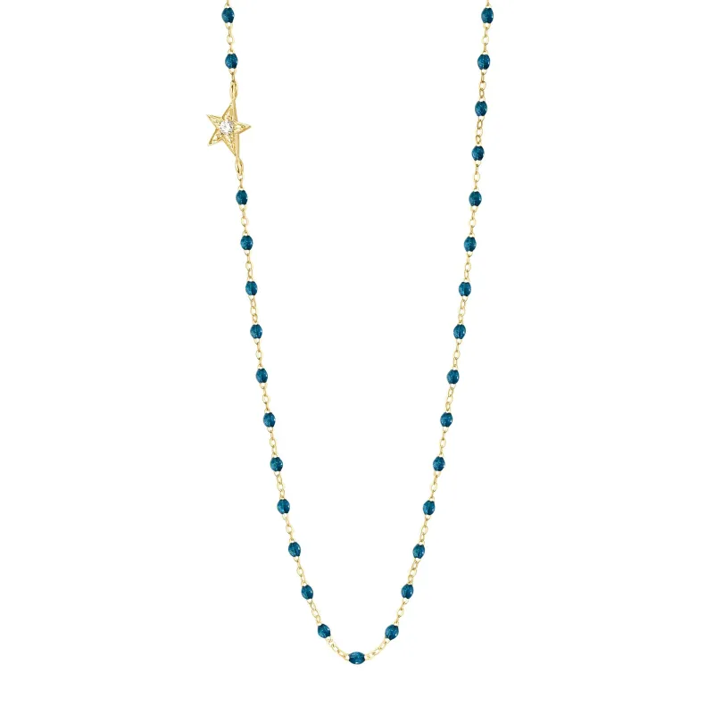 Star Classic Gigi Jungle diamond necklace, Yellow Gold, 16.5" made by Gigi Clozeau