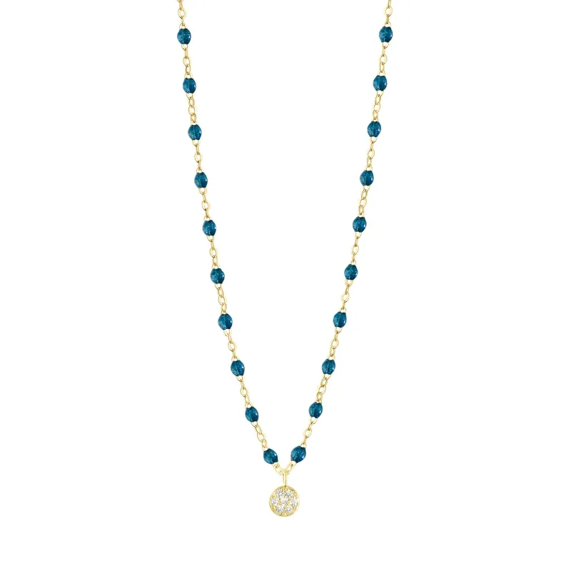 Puce Classic Gigi Jungle diamond necklace, Yellow Gold, 16.5" made by Gigi Clozeau