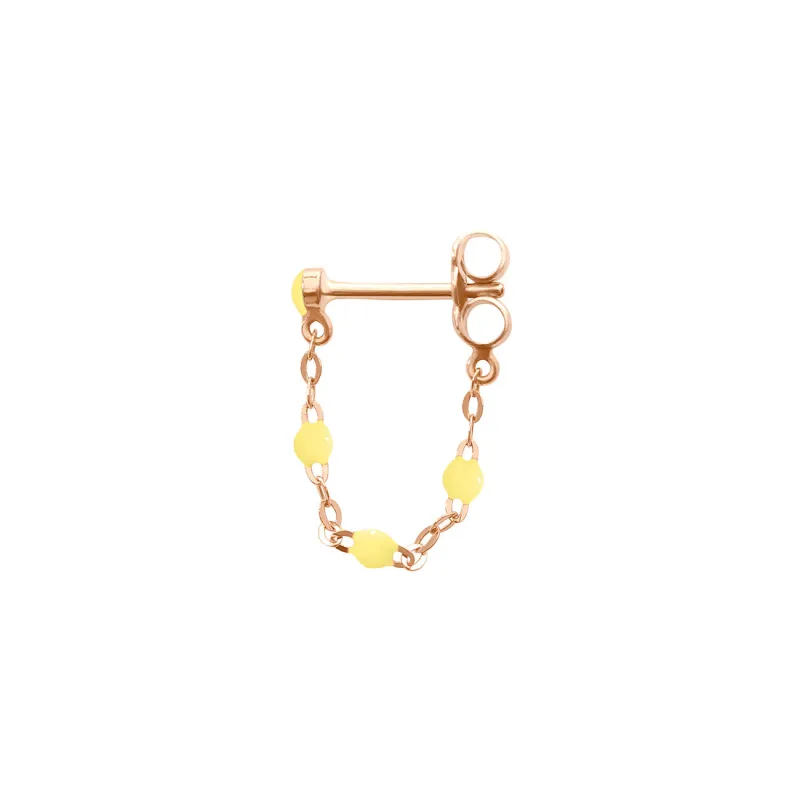 Classic Gigi Mimosa earrings, Rose Gold made by Gigi Clozeau