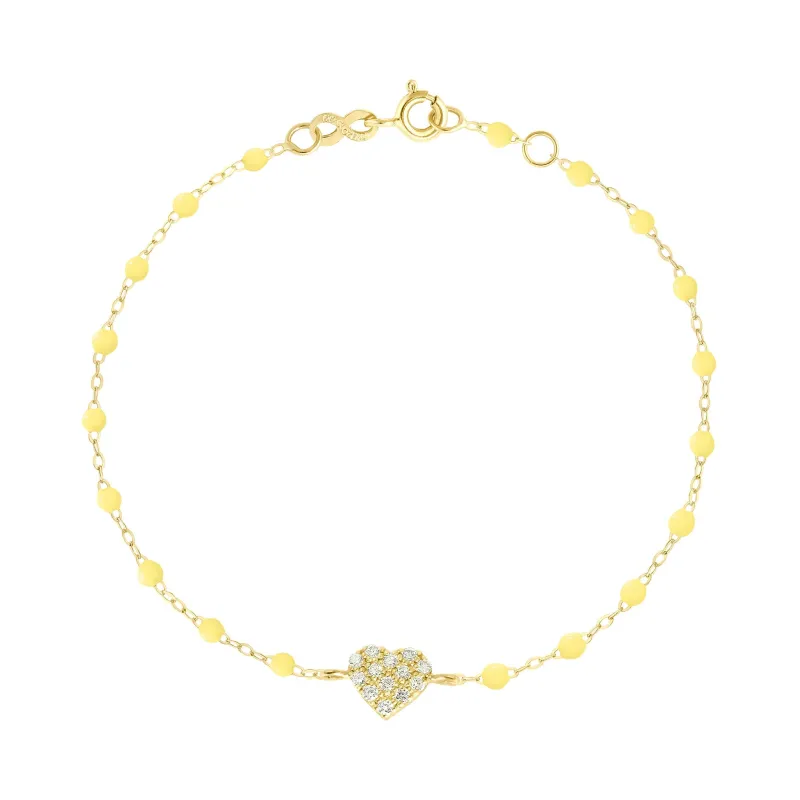In Love Diamond Bracelet, Mimosa, Yellow Gold, 6.7" made by Gigi Clozeau