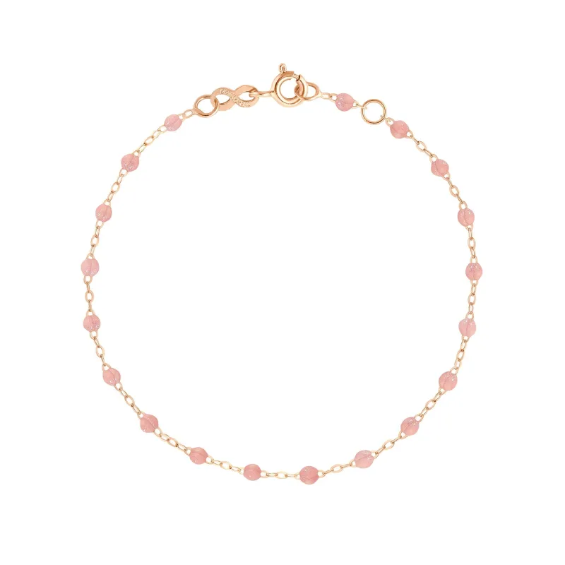 Classic Gigi Blush bracelet, Rose Gold, 7.5" made by Gigi Clozeau
