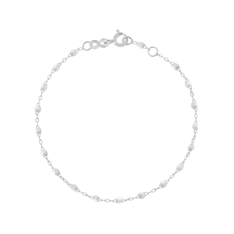 Classic Gigi Opal bracelet, White Gold, 7.5" made by Gigi Clozeau