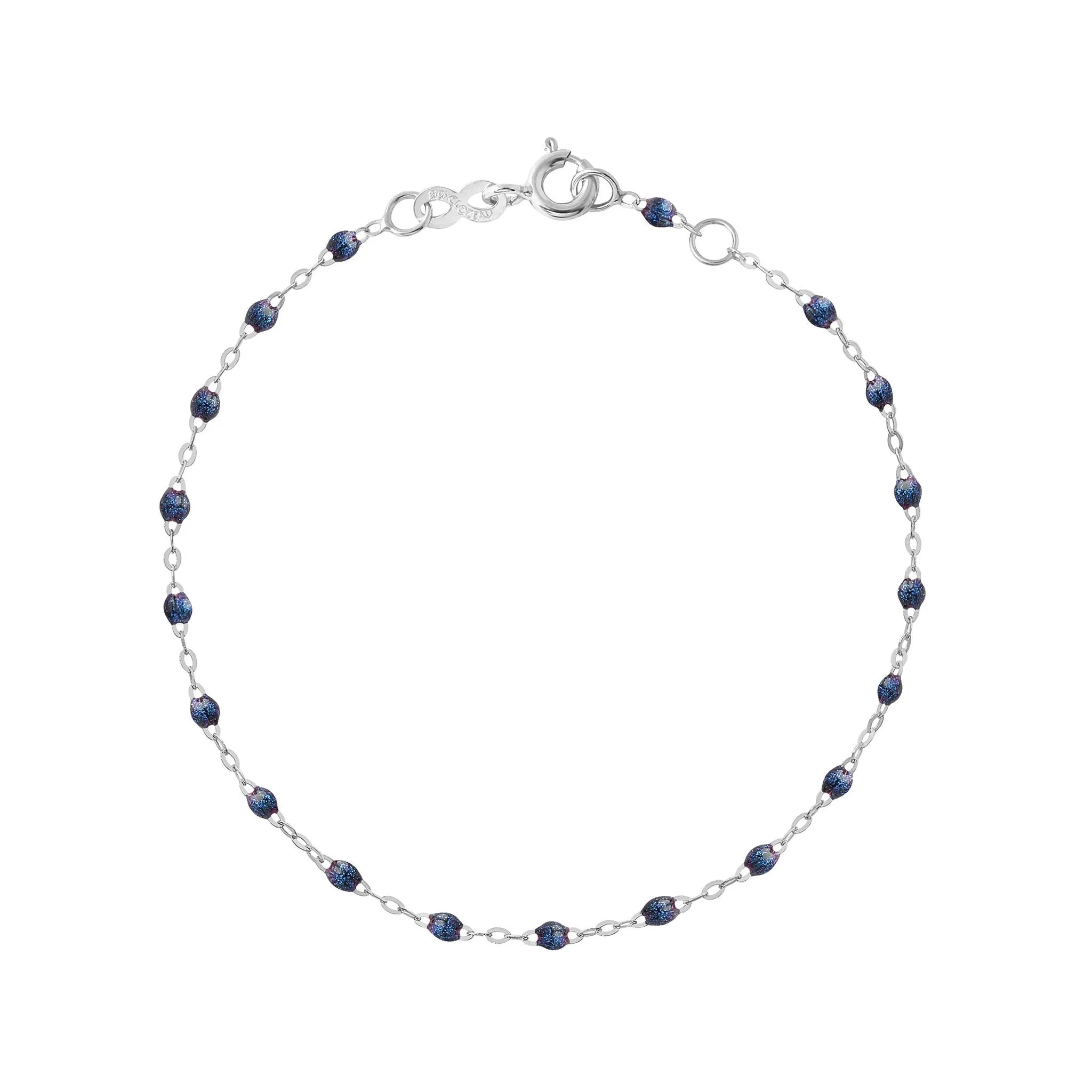 Classic Gigi Midnight bracelet, White Gold, 7.5" sold by Gigi Clozeau