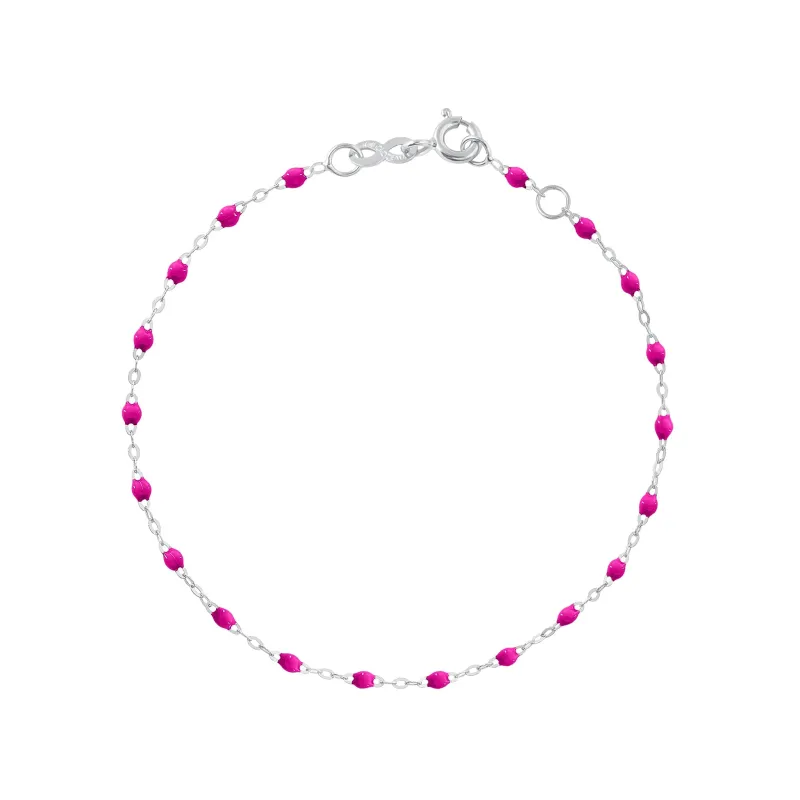 Classic Gigi Candy bracelet, White Gold, 7.5" made by Gigi Clozeau