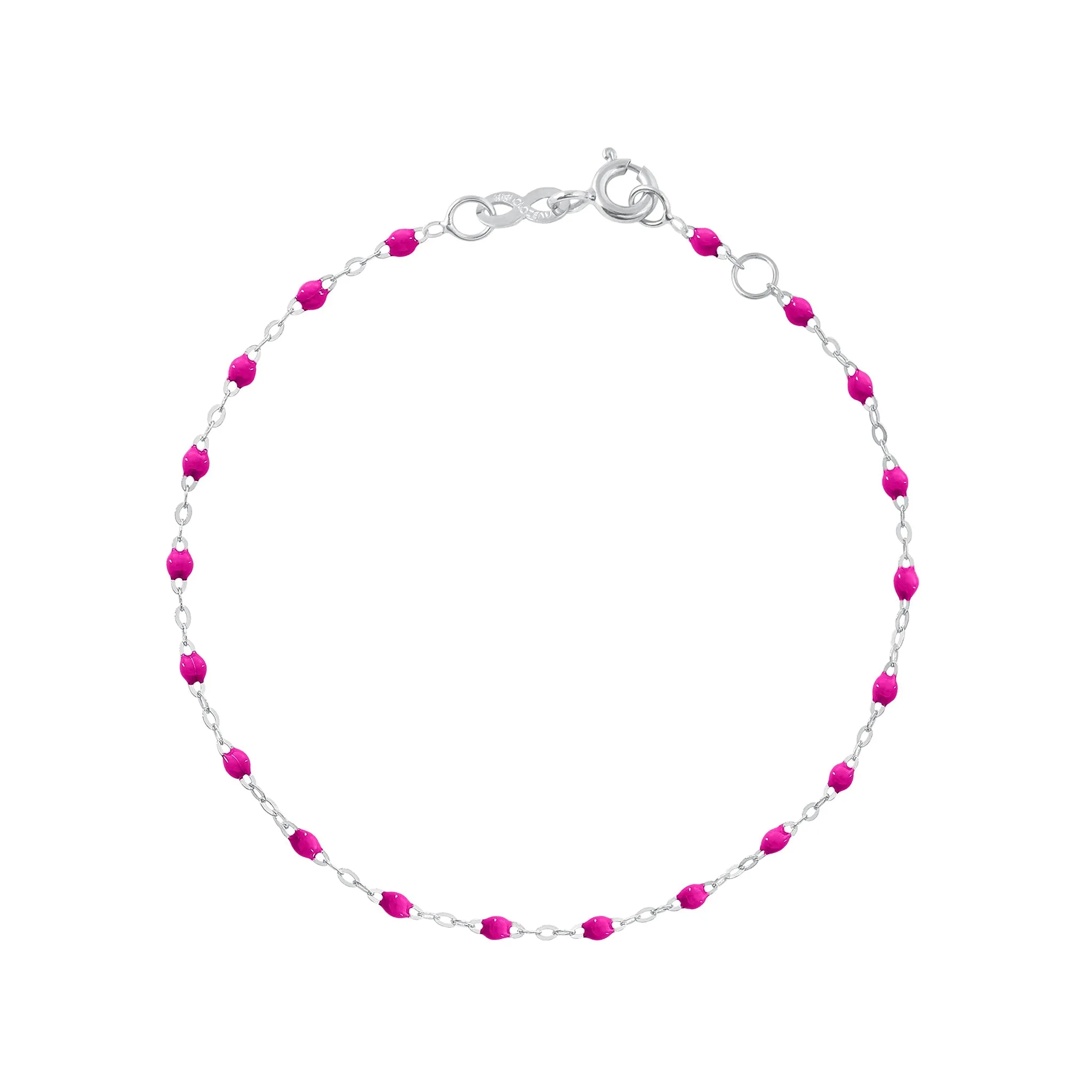 Classic Gigi Candy bracelet, White Gold, 7.5" sold by Gigi Clozeau