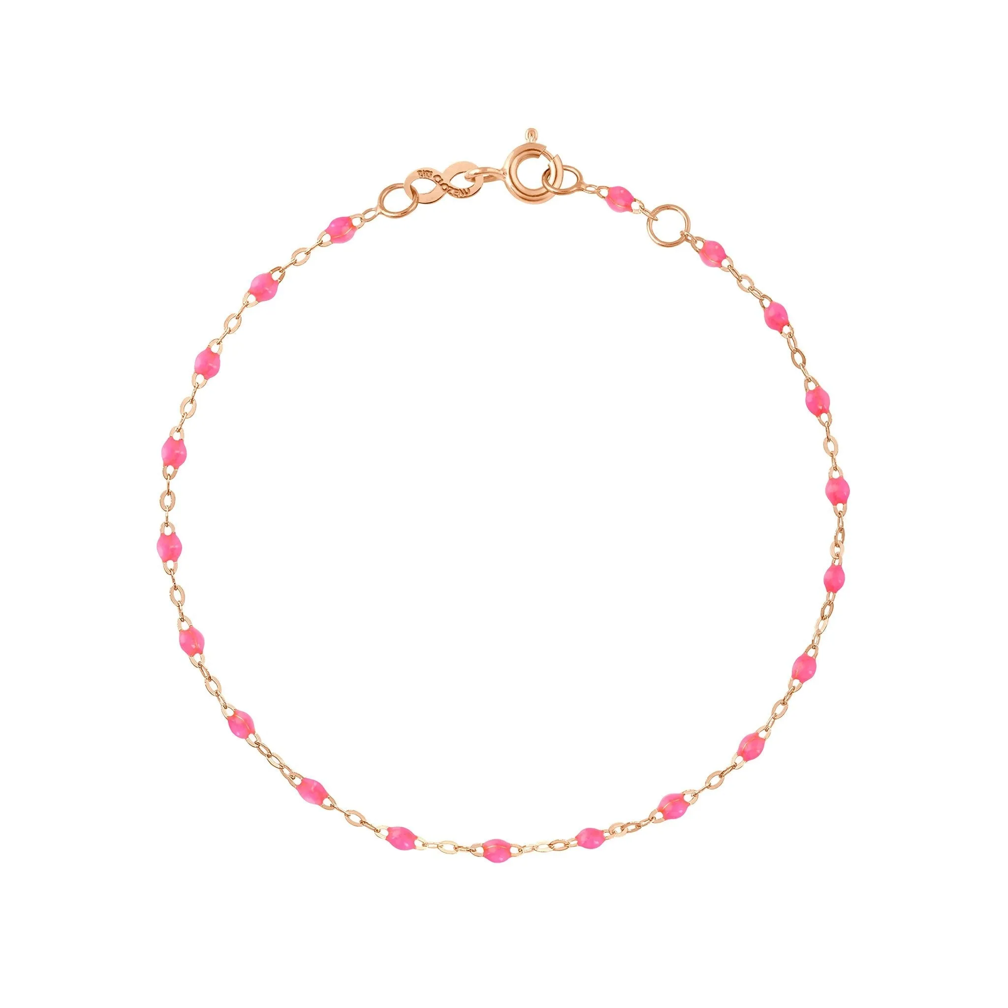 Classic Gigi Pink bracelet, Rose Gold, 7.5" sold by Gigi Clozeau
