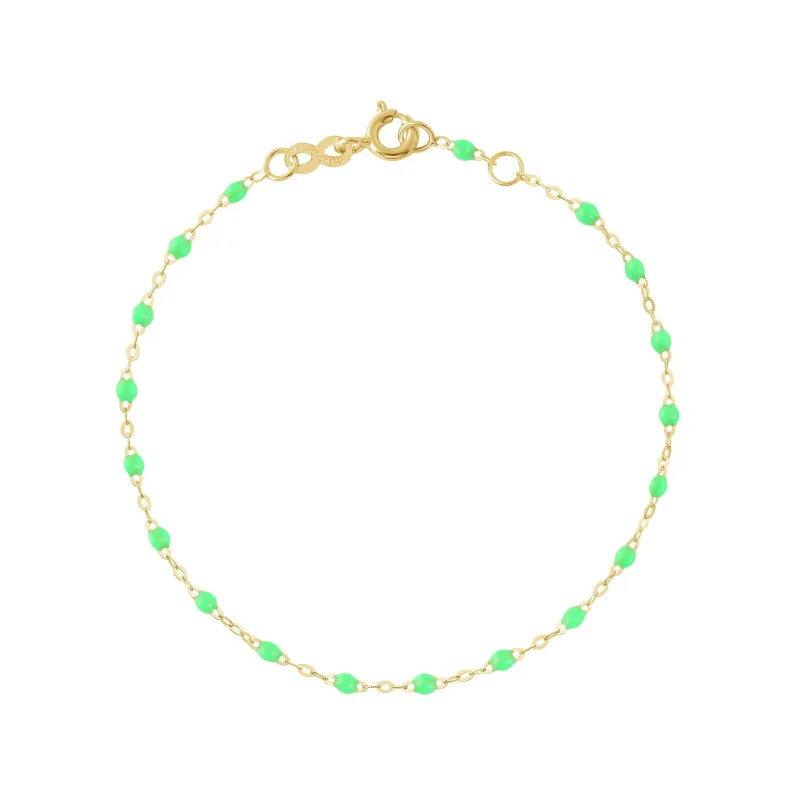 Classic Gigi Neon bracelet, Yellow Gold, 7.5" made by Gigi Clozeau