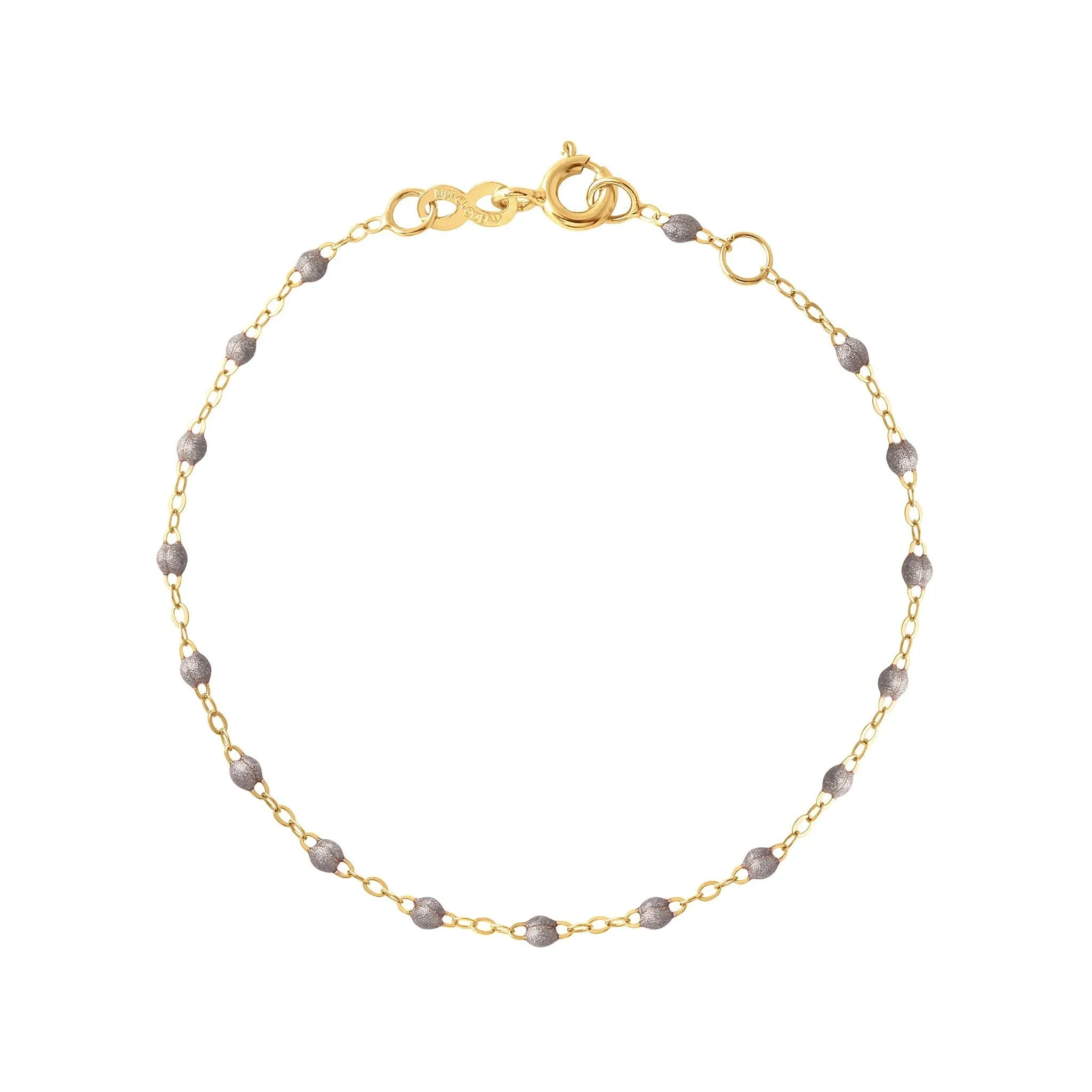 Classic Gigi Silver bracelet, Yellow Gold, 7.5" sold by Gigi Clozeau